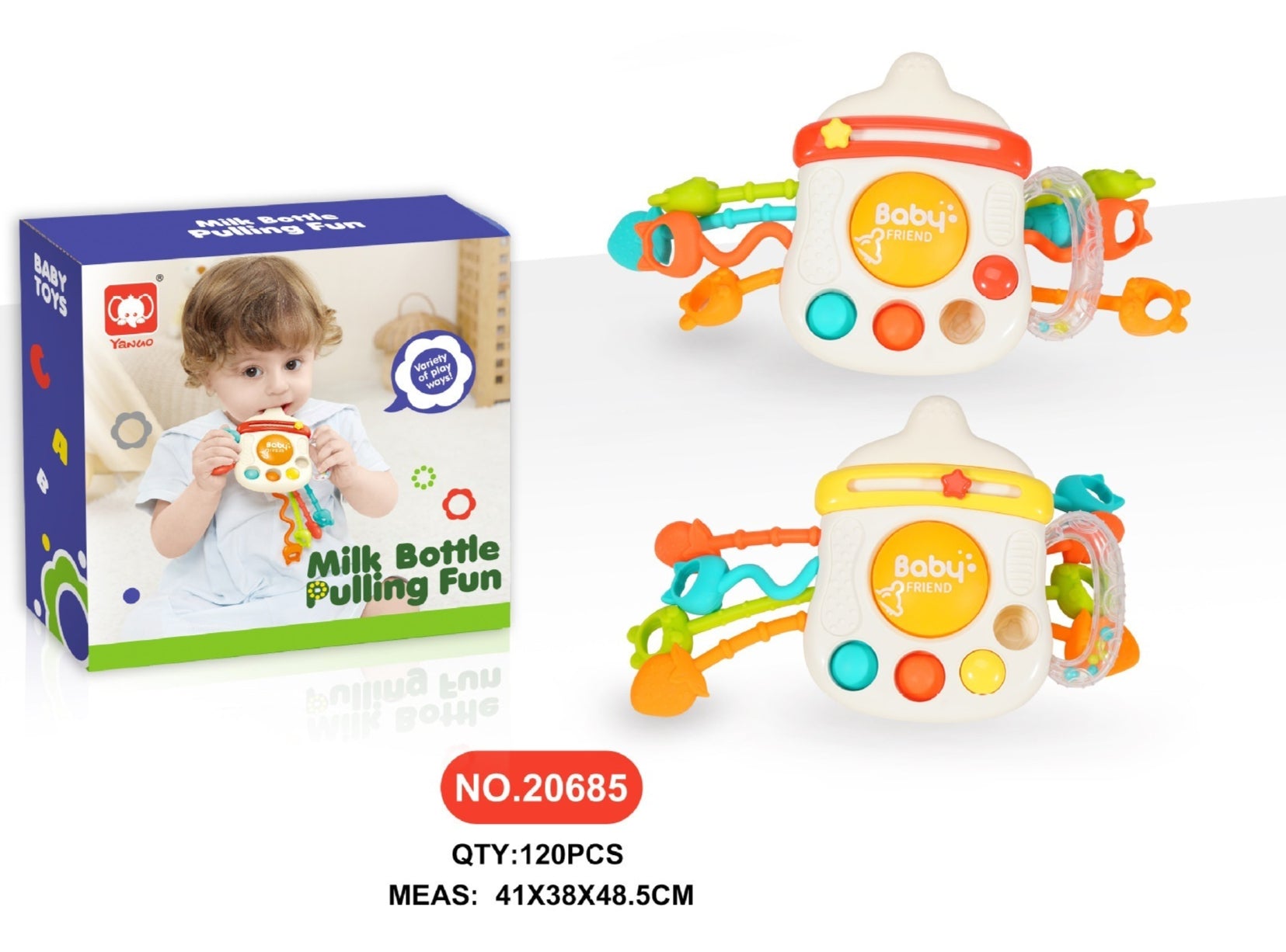 Lala Baby Bouteille à croquer et jouet sans huile