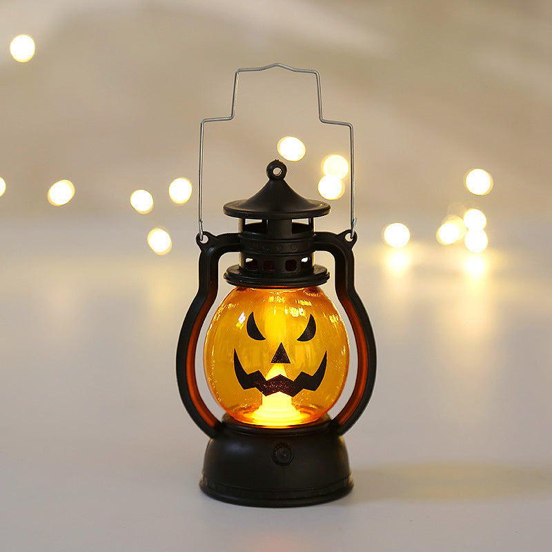 Halloween Pumpkin lumière maternelle Enfants Portable Horreur Ambiance Décorations Scène