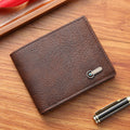 Portefeuille homme Business Casual Short Leather