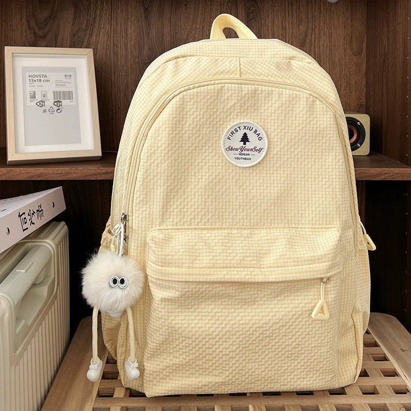 Sac à dos de campus à grande capacité de style sucré
