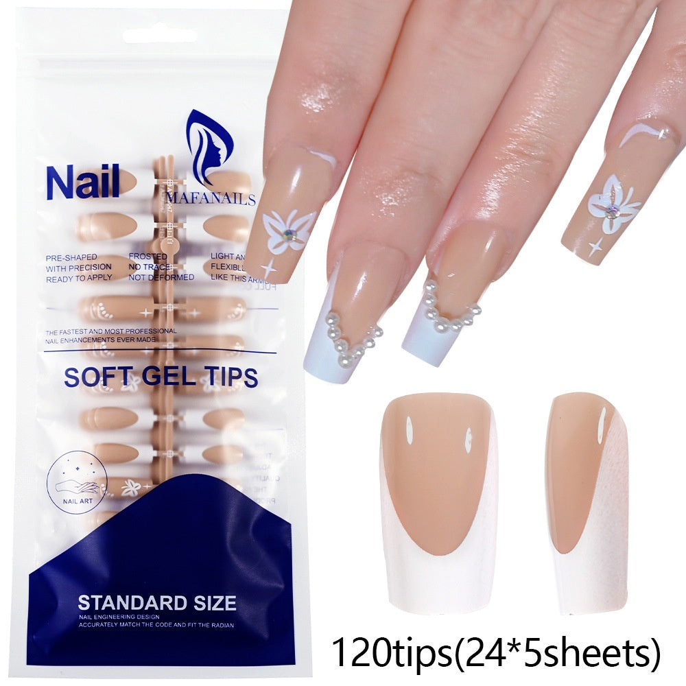 Sac de 120 pièces de conseils amovibles pour les ongles