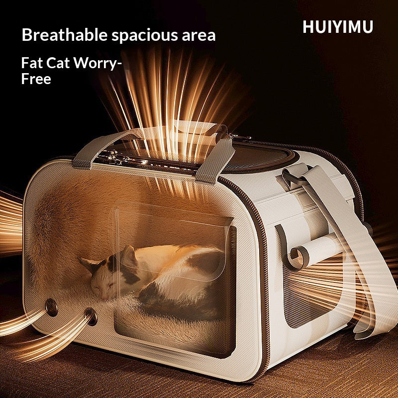 Porte-chat chaud d'hiver Portable pour les sorties