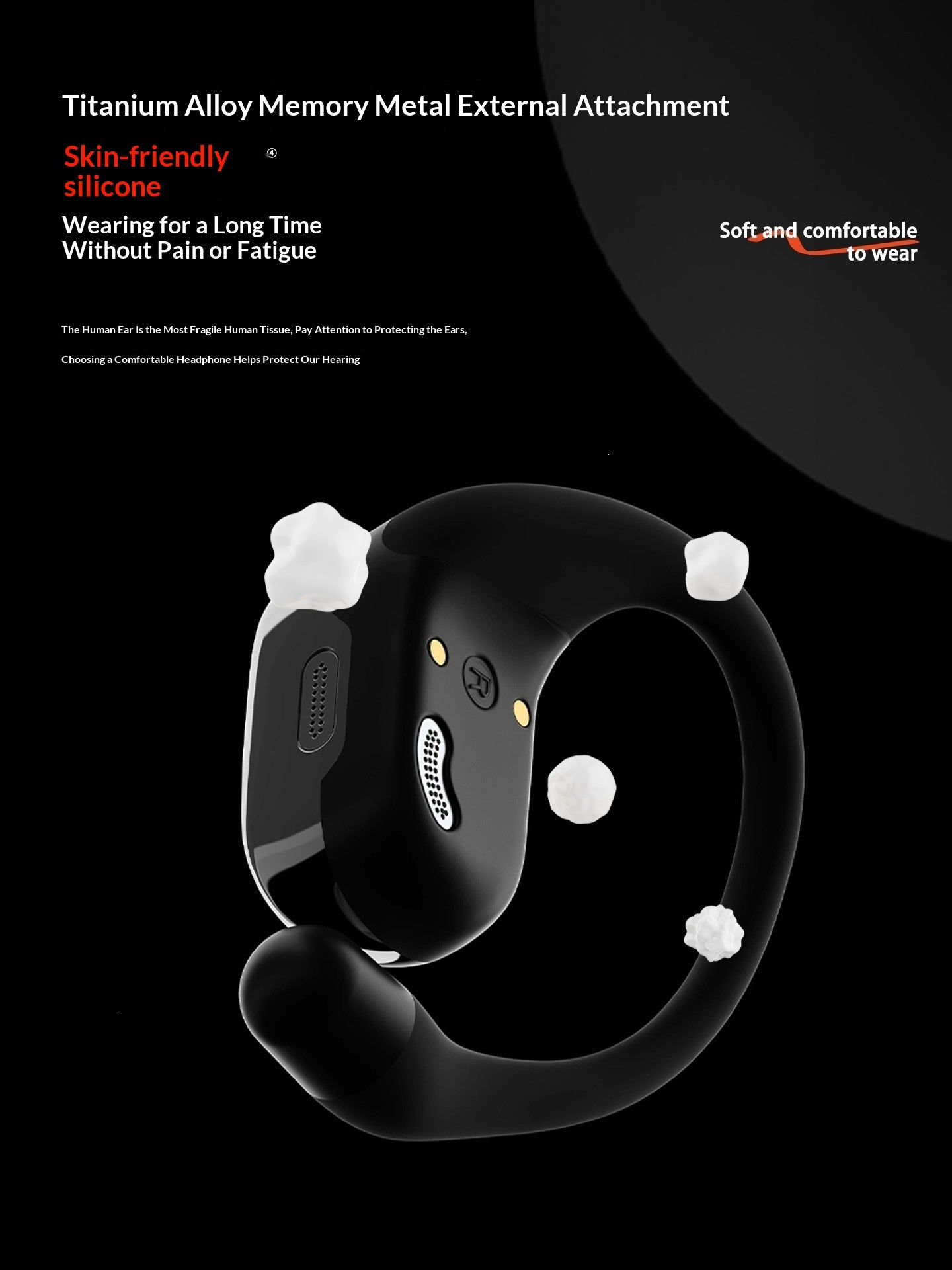Casques Bluetooth intelligents AI D55PRO Avec le modèle Deepseek pour la traduction simultanée