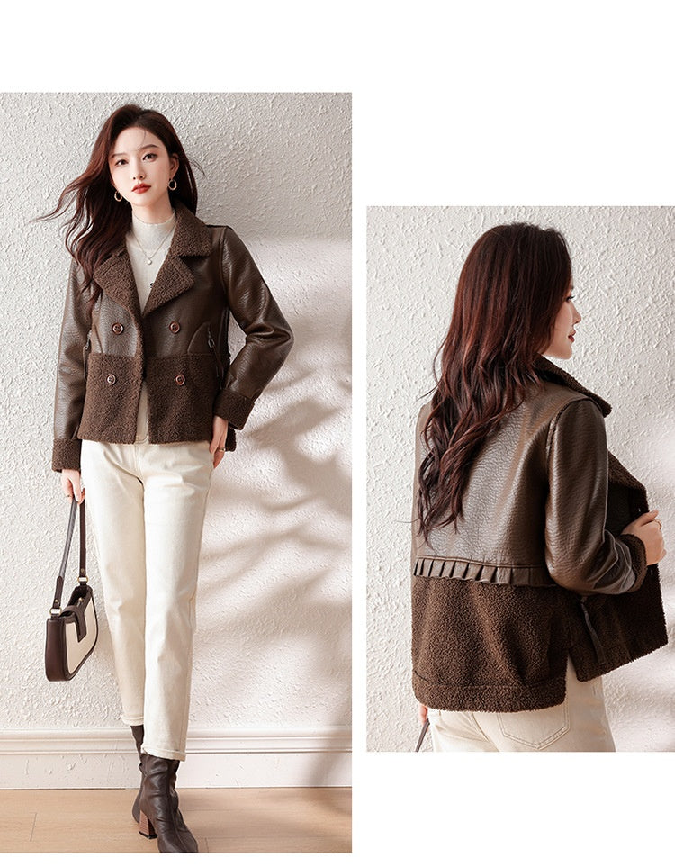 Manteau de fourrure d'hiver perdre plus de taille veste pour les femmes