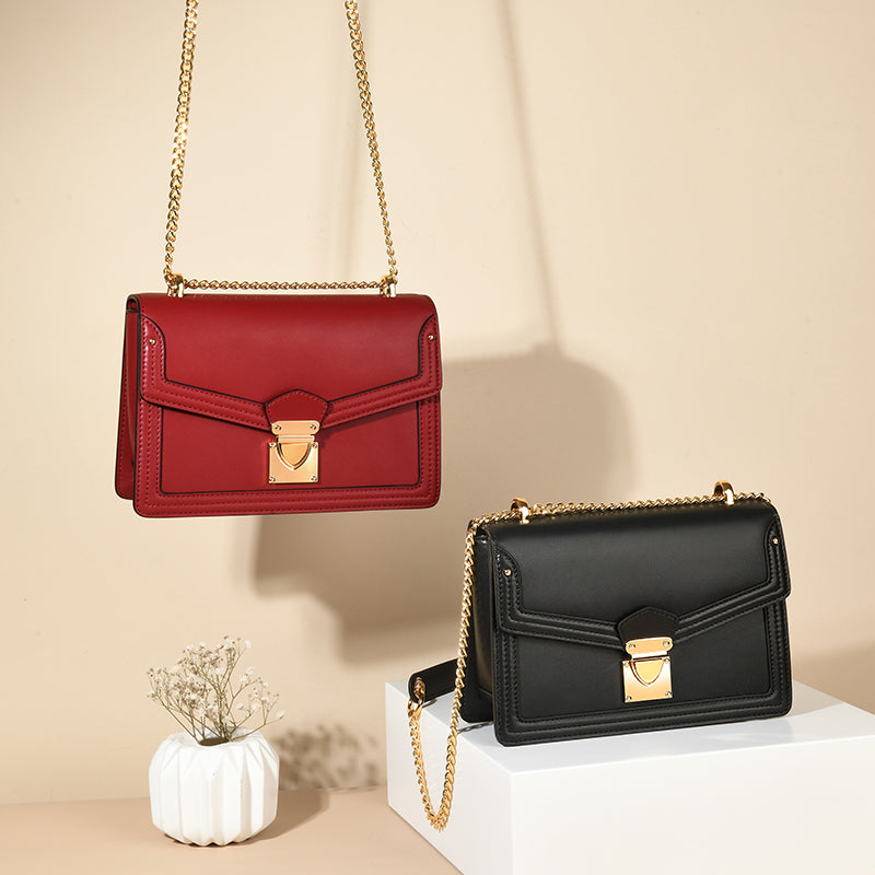 Sac à main Retro Chic pour femmes Louis Schwab Sac à bandoulière simple Sac à croix Stylish & Elegan