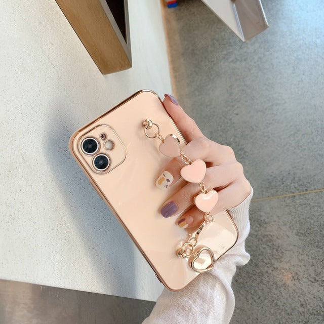 Téléphone mobile Shell All-inclusive Electroplating XR Love Bracelet