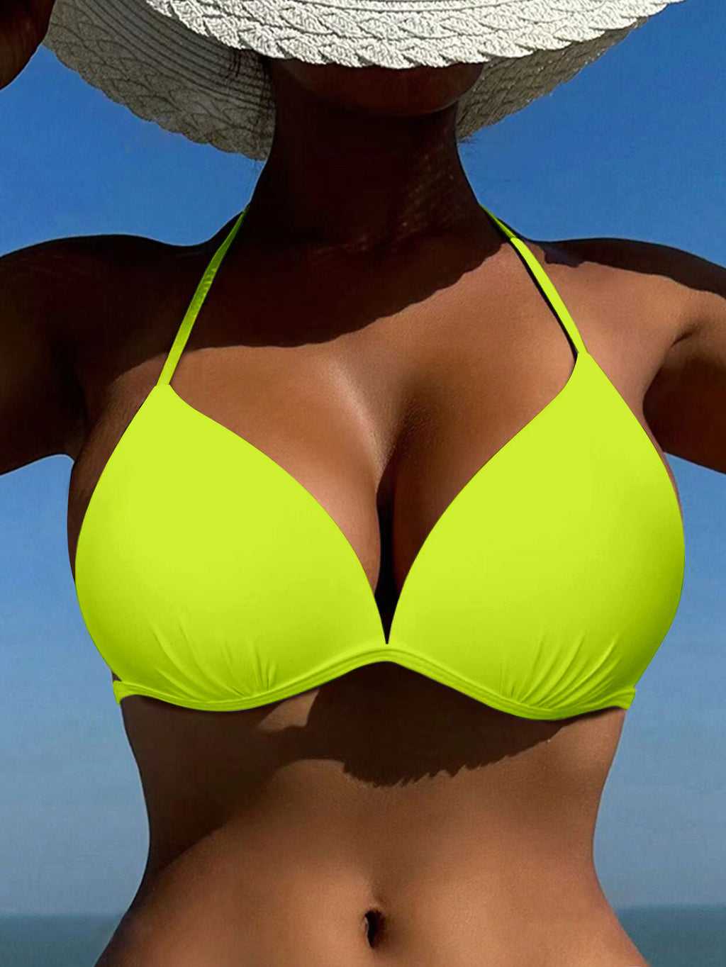 Les femmes de style européen et américain Sexy Push-up Bikini Top