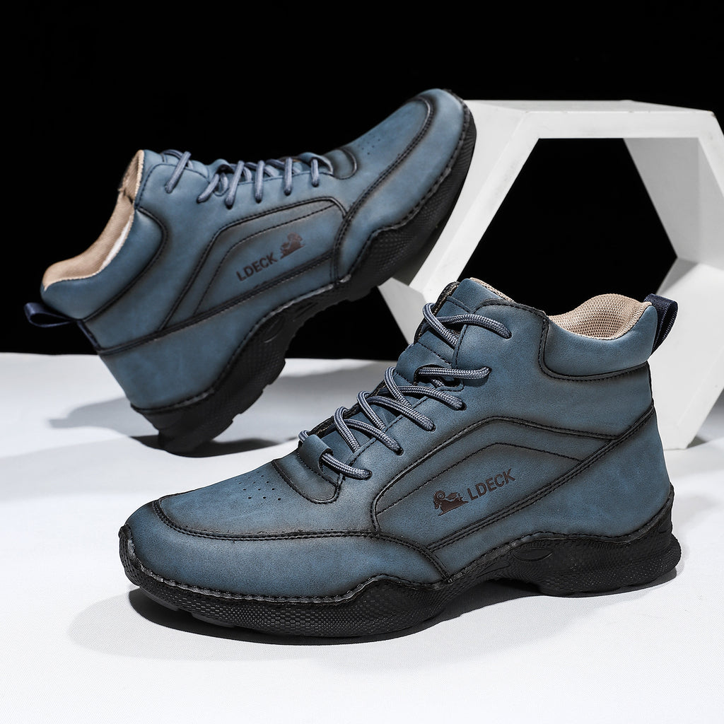 Chaussures décontractées à lacets plats pour hommes