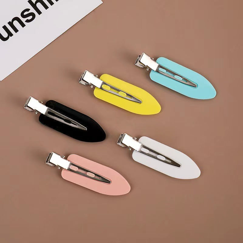 Petite feuille Beceau de canard Clip bricolage sans couture cheveux Clip Matériau fait à la main