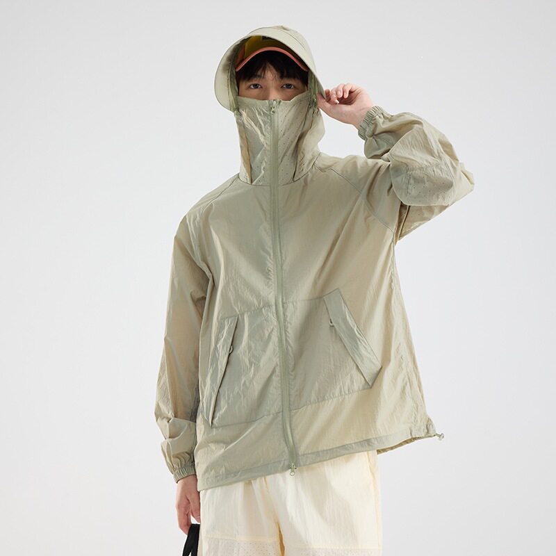 Vêtements de protection solaire en silex glacé Veste de soleil de style montagne légère