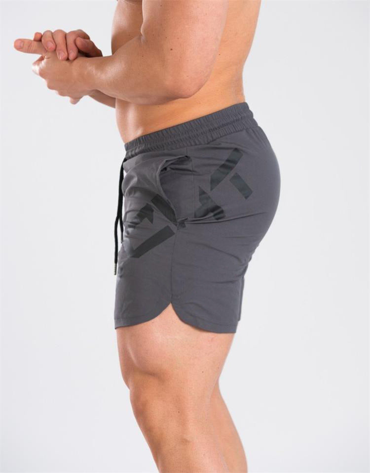 Elastic Thin Training Running Homme Casual Longueur du genou Short sportif d'été