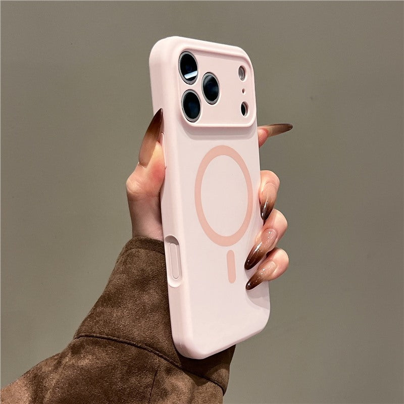 Boîtier de téléphone magnétique en silicone liquide