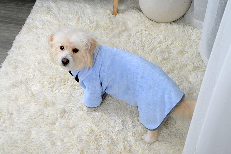 Sèche-linge rapide Serviette de bain absorbante chien peignoir Serviette de bain de chien pour chiens chats microfibre