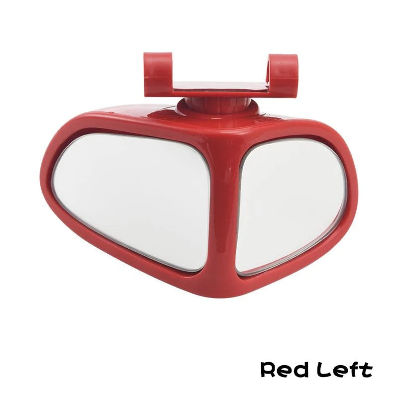 Voiture Renverser petit miroir rond avant et arrière roue grand-angle miroir à double bord Auxile