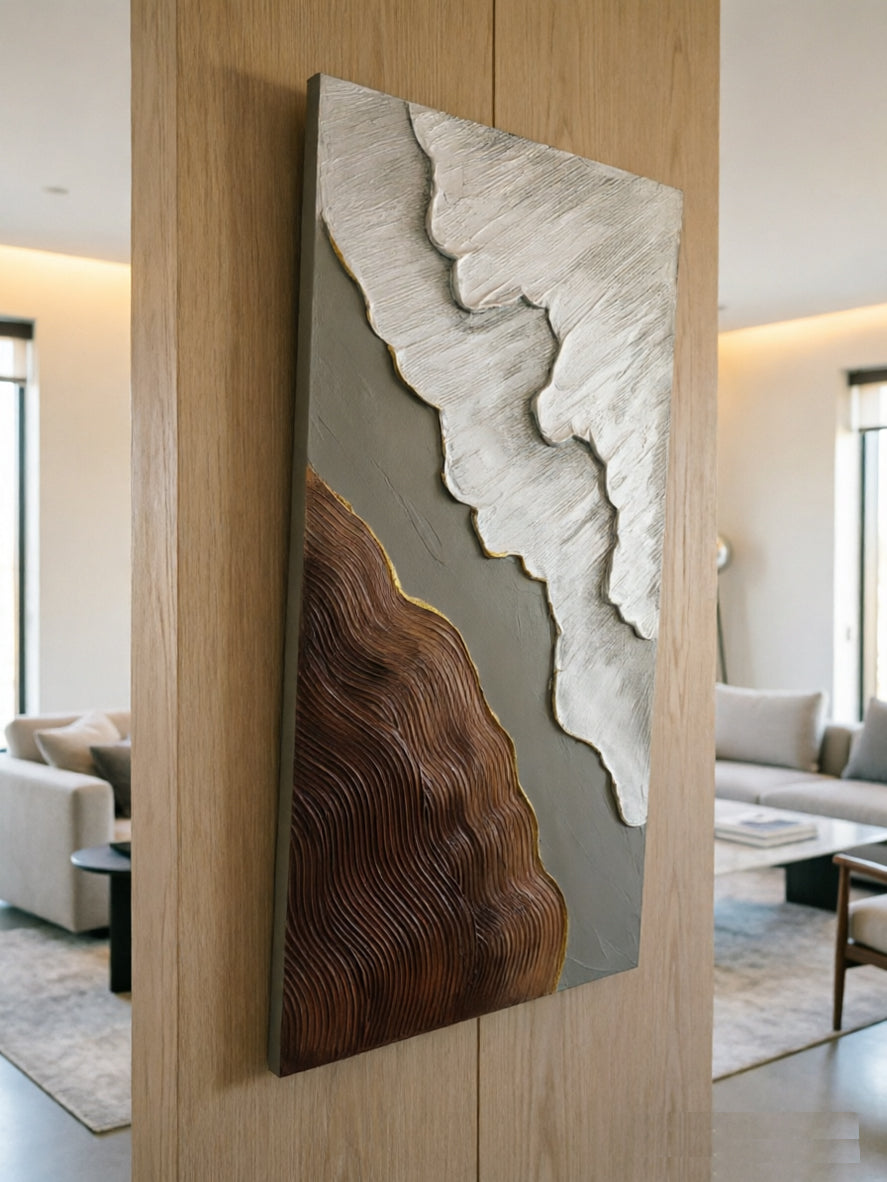 20x40 Ensemble de 2 Art mural abstrait