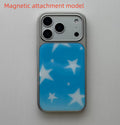 Boîtier de téléphone magnétique bleu gradué Star personnalisé