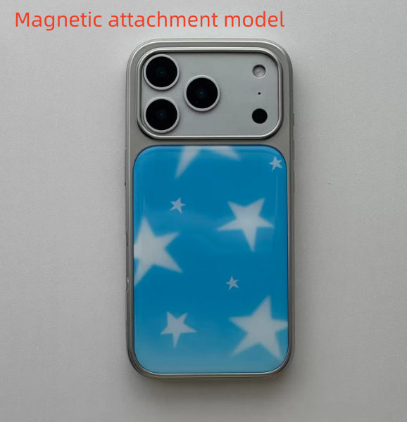 Boîtier de téléphone magnétique bleu gradué Star personnalisé