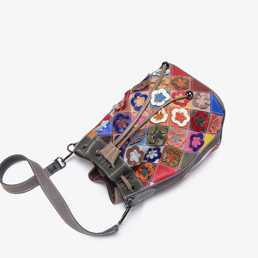 Sac en cuir véritable pour femmes élégantes