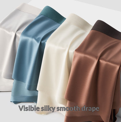 Boxer antibactérien pour hommes en soie satinée légère
