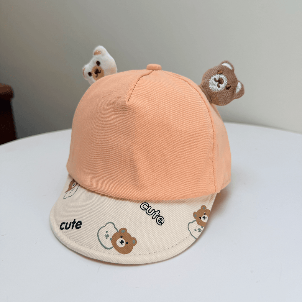 Patchwork style coréen Imprimé Lettering Soft Brimmed Baseball Cap avec Trois dimensions