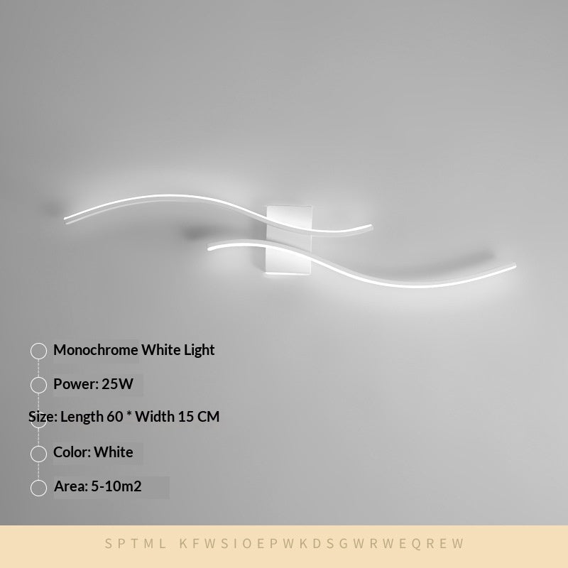 Long Minimalist Wall Sconce Chambre ou Hallway