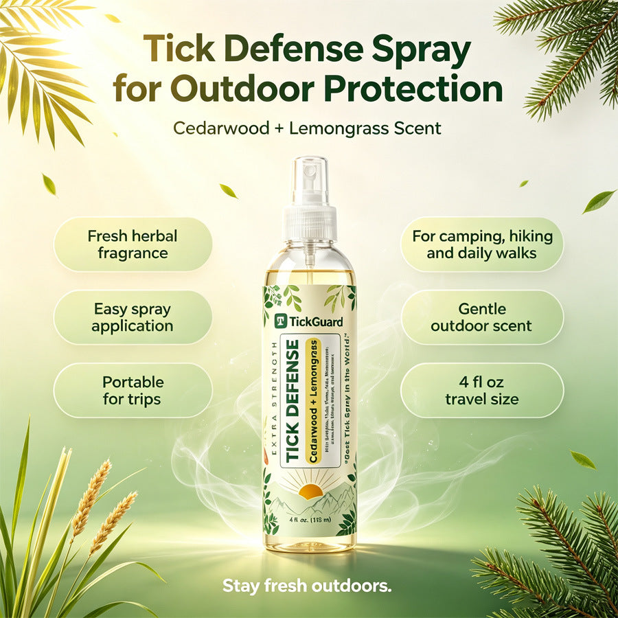 Spray anti-moustique Protection anti-tiques Ingrédients naturels
