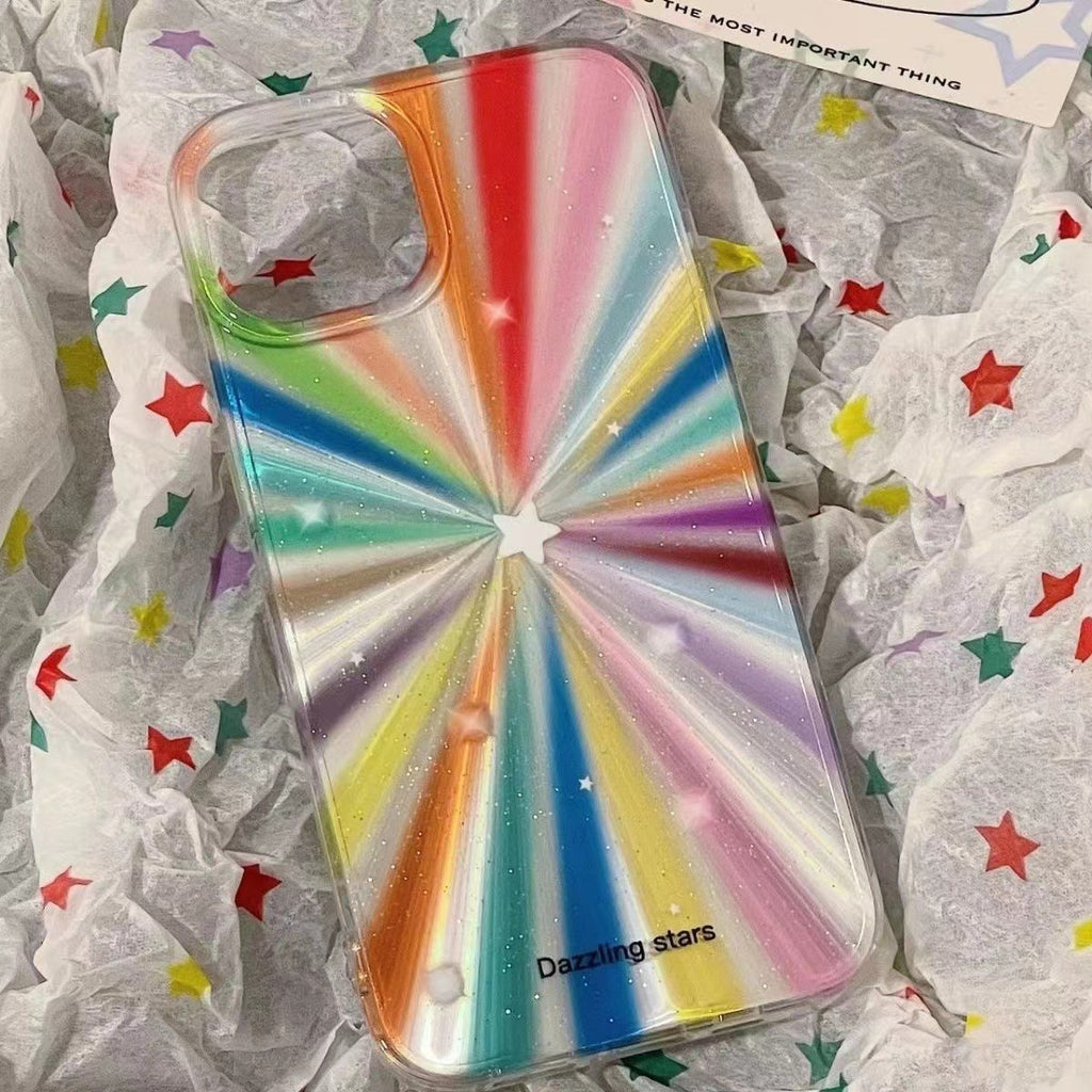 Cas de téléphone Rainbow Star résistant à la goutte