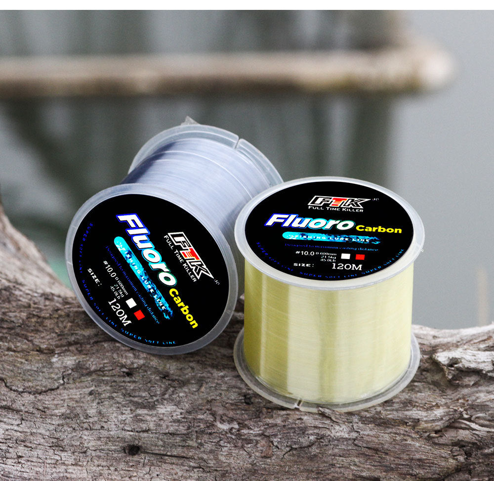 Multicolor Nylon Fishing Line 120M