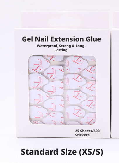 Stickers Jelly Gel-Grand Taille-M+L-25 Feuilles-600-1 boîte