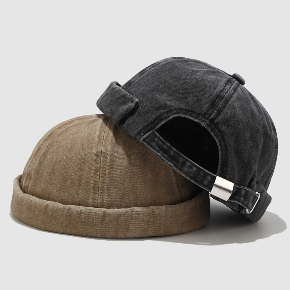 L'été pour hommes et pour femmes Solide-couleur bleu clair Détresse Simple Style Casual Hôte Ha