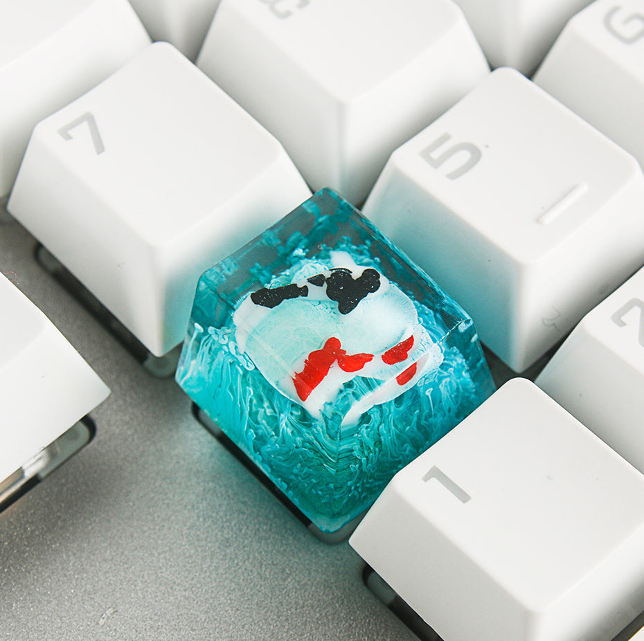 Captures de clés en résine Koi pour interrupteur Cherry Mx