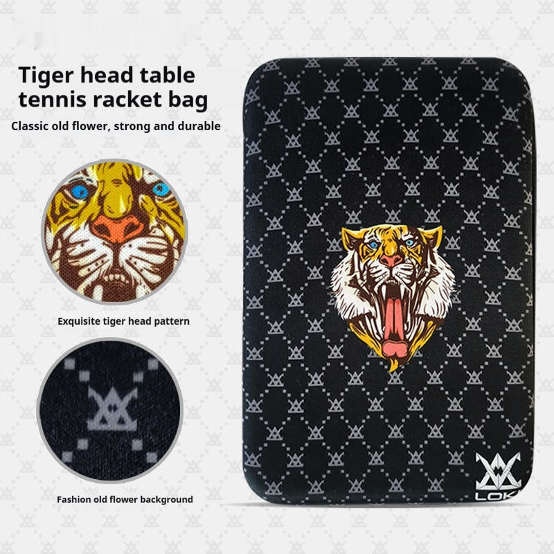 Racket sac de tennis portable de table rigide Boîte à dos carré de grande capacité