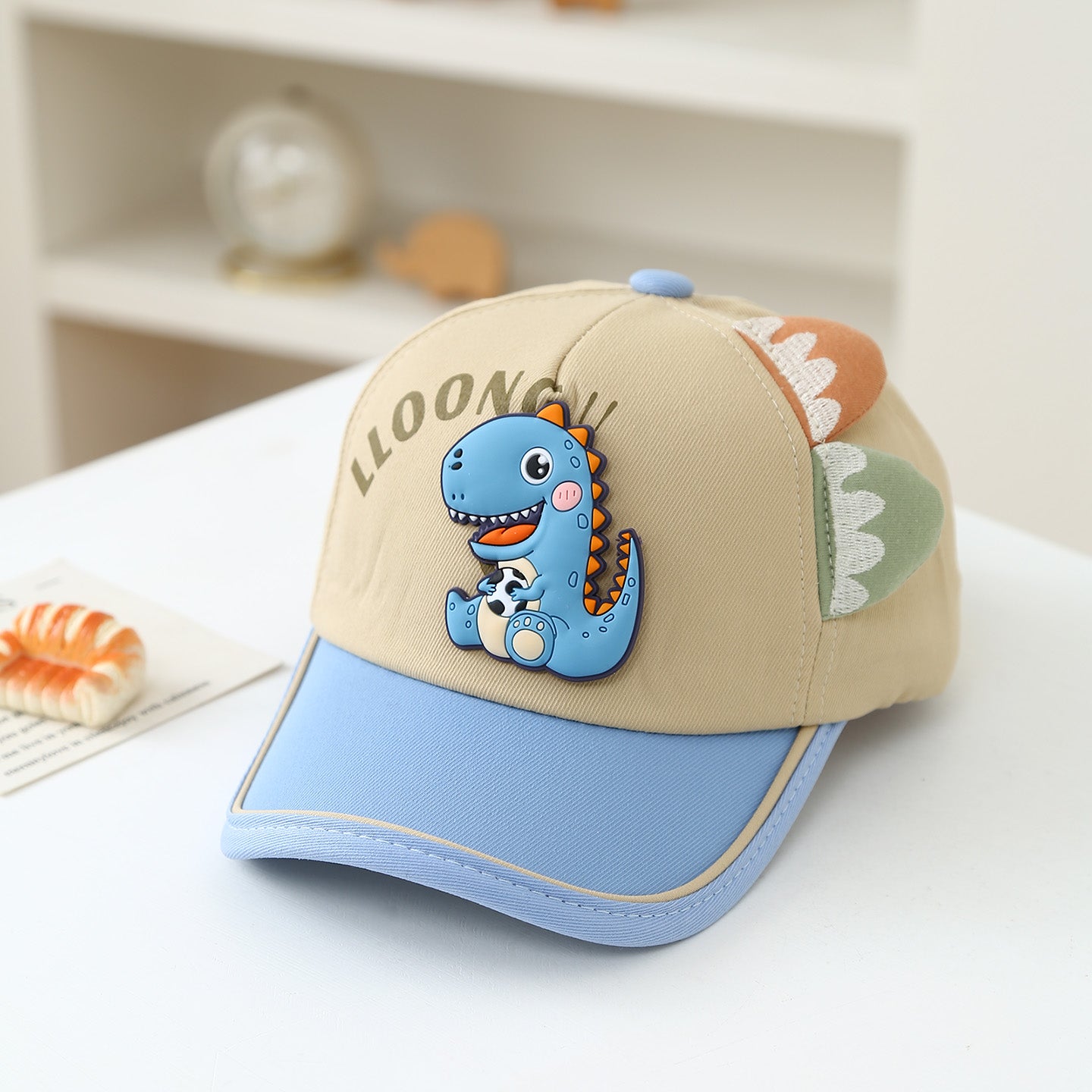 Football Cartoon Homme et Femme d'été Petit Casquette de baseball Dinosaure