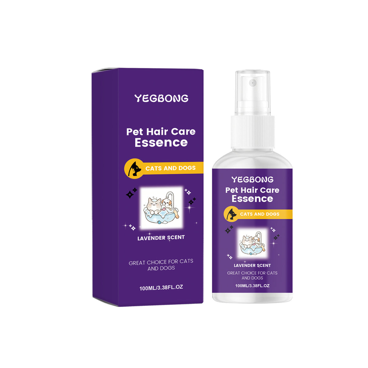 Liquid pet hair care