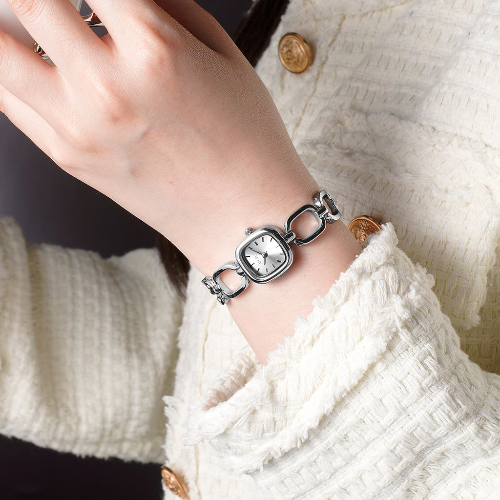 Montre Quartz carré rétro pour femmes