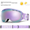 Lunettes de ski double couche Myopia Sphérique anti-fog