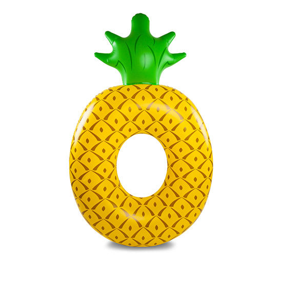 Bague de natation en ananas portable gonflable en PVC