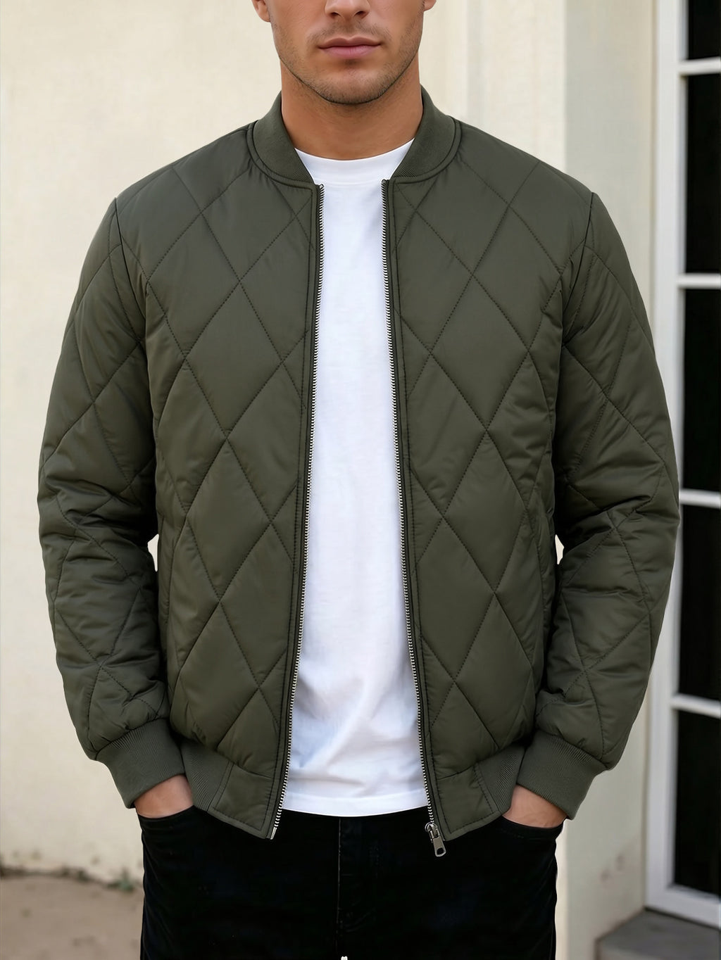 Vêtements de dessus pour homme en couleur solide pour l'automne et l'hiver