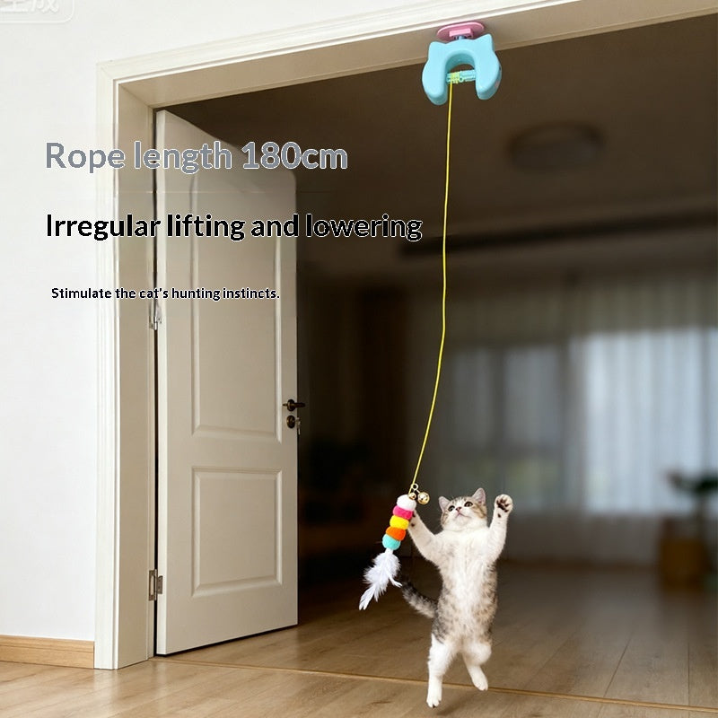 Cat Auto-divertissement Boredom-relief Automatique Cat Teaser Wand