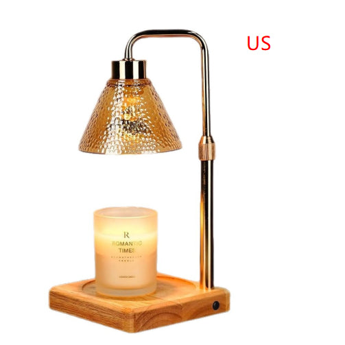 Bougie moderne avec minuterie et lampe à cire variable