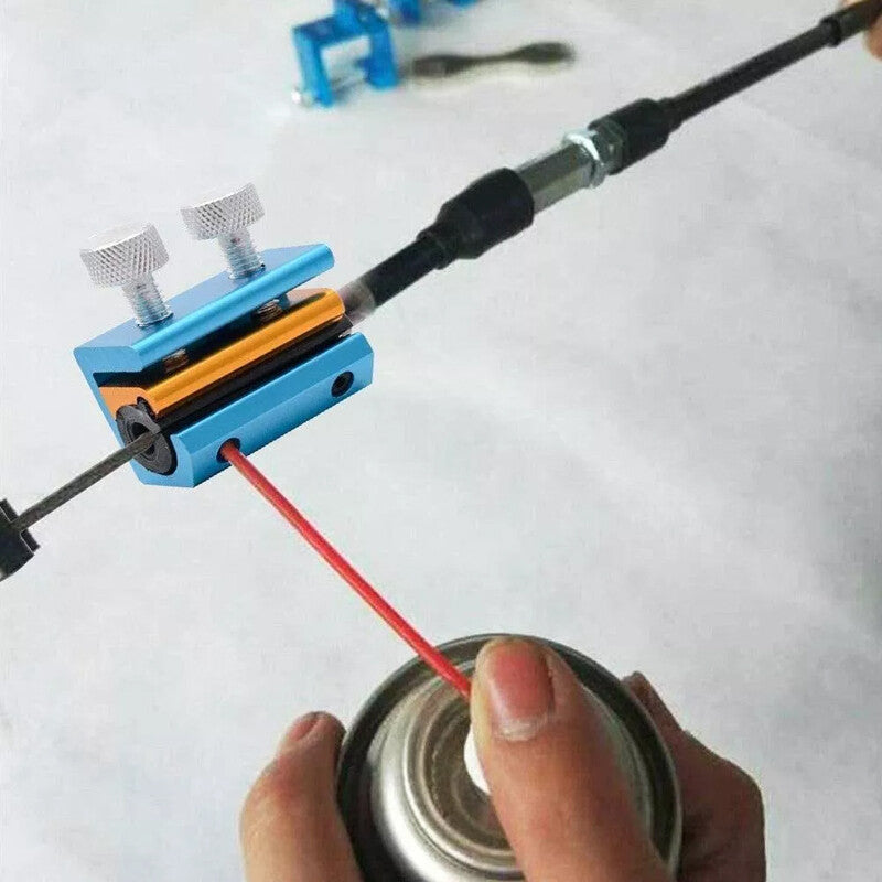 Dual Cable Oiler Lubricator Universal Cable Oiler for Motorcycle Scooter Bike