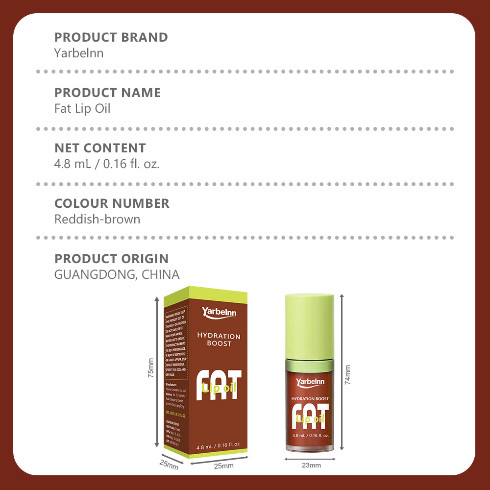 Transparent Perlescent Fat Lip Gloss
