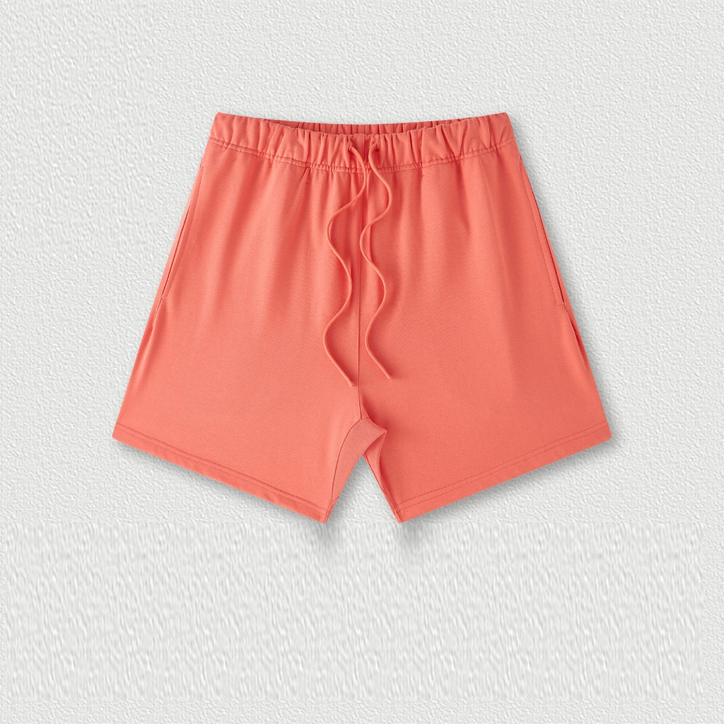 Couleur de la Terre Style de base Short en coton moyen et grand pour enfants