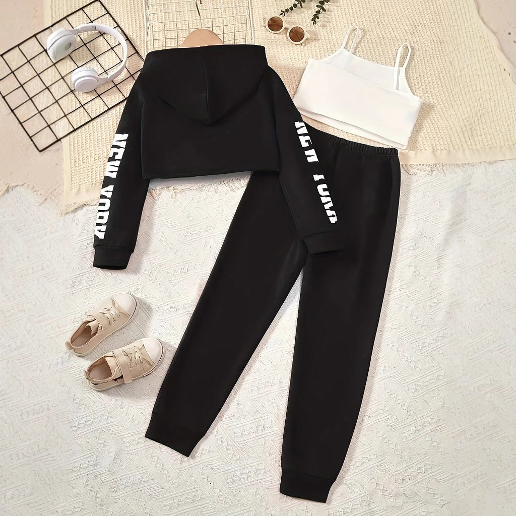 Commerce extérieur Instagram-style Springfall Mode Ensemble de trois pièces pour les filles