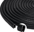 10M porte de voiture Boot Edge Protecteur bande Trim U forme garde joint caoutchouc BLACK UK