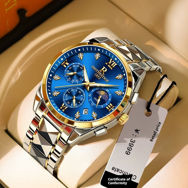 Imperméable Tungsten Steel Quartz Business Watch