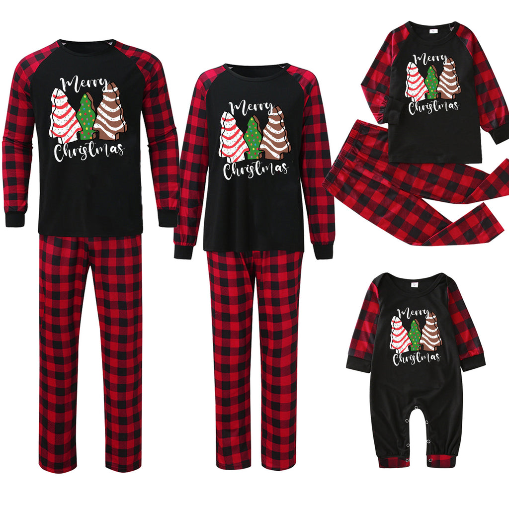 Imprimante de pointage de plaid Vêtements de maison de Noël