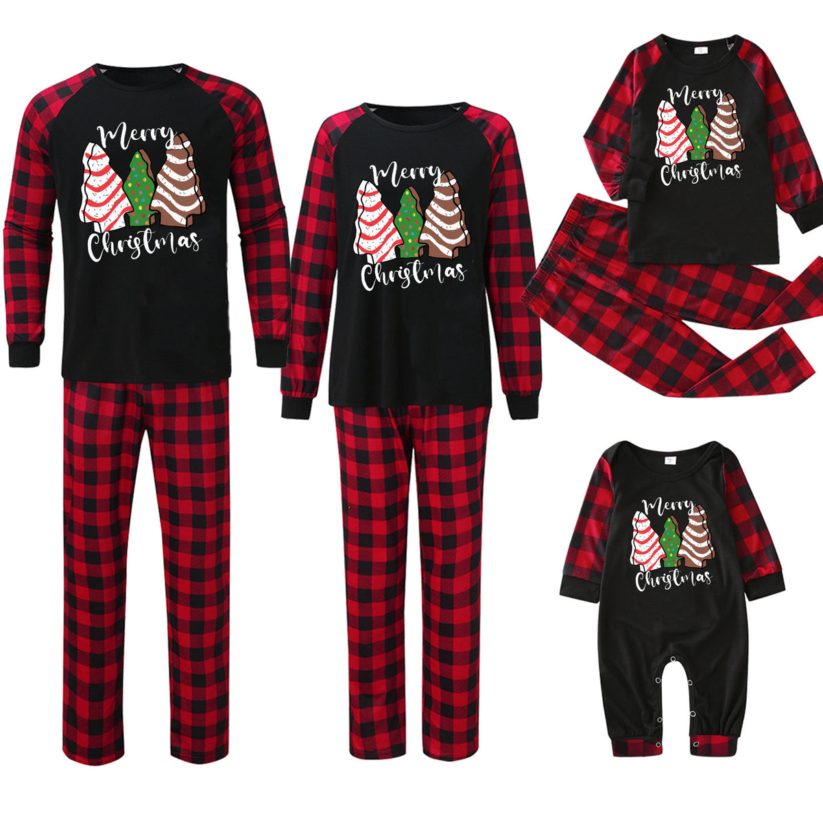 Imprimante de pointage de plaid Vêtements de maison de Noël