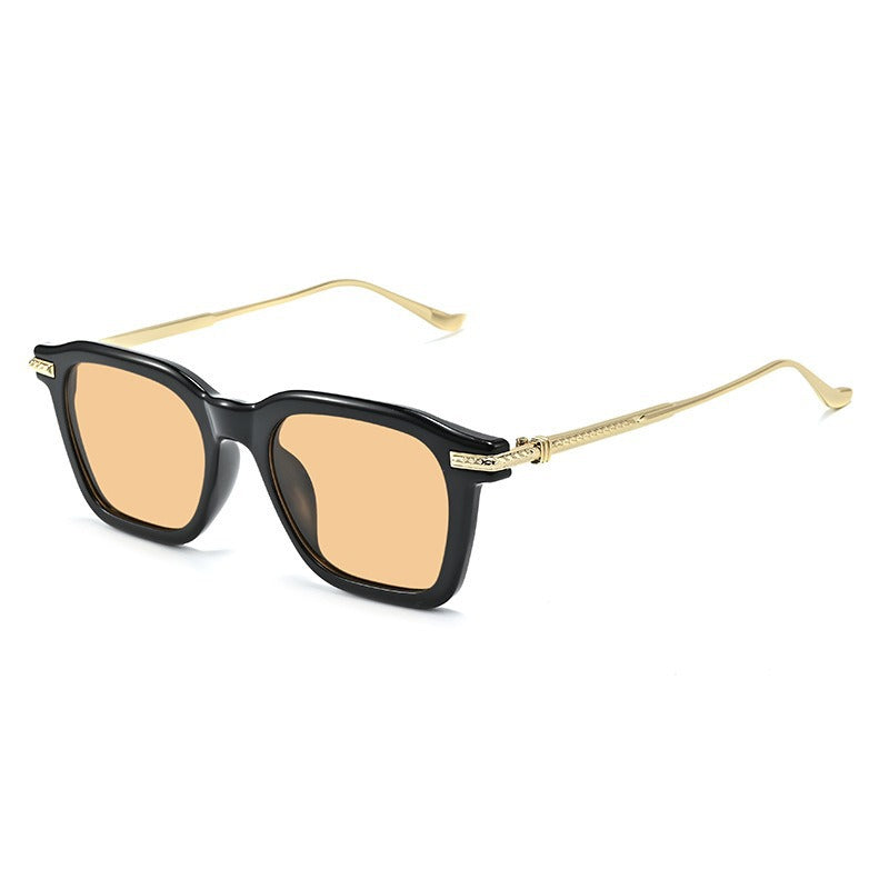 Lunettes de soleil de protection carrée décontractées pour femmes