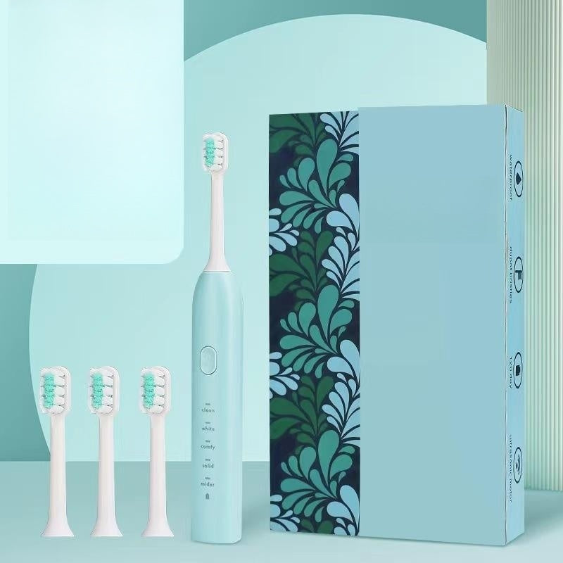 Petite brosse à dents jaune Canard rechargeable Mute brosse à dents électrique Soft Bristle Waterproof